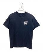 stussyステューシー）の古着「SKATE MANプリントTシャツ」｜ブラック