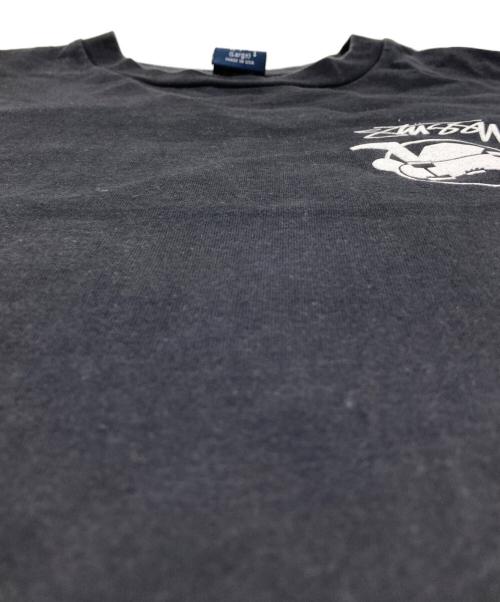stussy（ステューシー）stussy (ステューシー) SKATE MANプリントTシャツ ブラック サイズ:Ⅼの古着・服飾アイテム