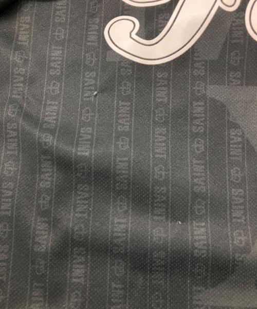 SAINT MICHAEL（セントマイケル）SAINT MICHAEL (セントマイケル) SOCCER SHIRT FAITH/ゲームシャツ ブラック サイズ:XLの古着・服飾アイテム