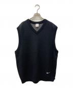 NIKE×SUPREMEナイキ×シュプリーム）の古着「Sweater Vest/ニットベスト」｜ブラック