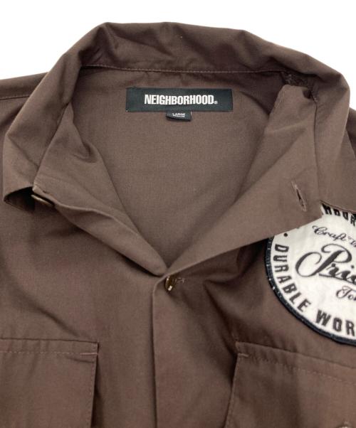 NEIGHBORHOOD（ネイバーフッド）NEIGHBORHOOD (ネイバーフッド) CLASSIC WORK SHIRT/シャツ ブラウン サイズ:Lの古着・服飾アイテム