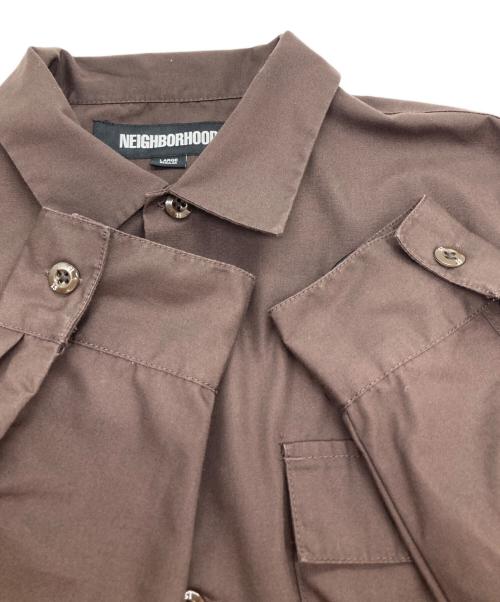 NEIGHBORHOOD（ネイバーフッド）NEIGHBORHOOD (ネイバーフッド) CLASSIC WORK SHIRT/シャツ ブラウン サイズ:Lの古着・服飾アイテム