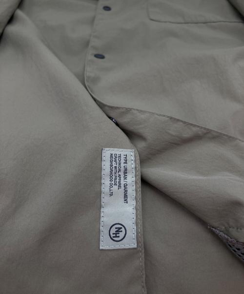 NEIGHBORHOOD（ネイバーフッド）NEIGHBORHOOD (ネイバーフッド) MULTIFUNCTIONAL SHIRT/ナイロンシャツ カーキ サイズ:Lの古着・服飾アイテム