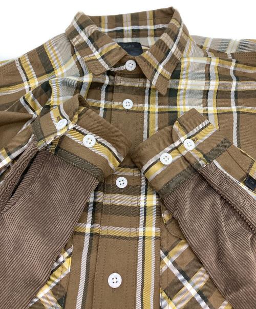 DAIWA PIER39（ダイワ ピア39）DAIWA PIER39 (ダイワ ピア39) チェックシャツ ブラウン サイズ:Mの古着・服飾アイテム