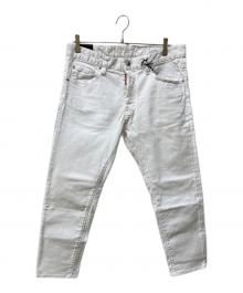 DSQUARED2（ディースクエアード）の古着「デニムパンツ/SKINNY DAN JEAN」｜ホワイト