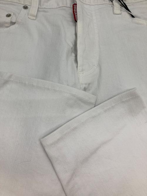 DSQUARED2（ディースクエアード）DSQUARED2 (ディースクエアード) デニムパンツ/SKINNY DAN JEAN ホワイト サイズ:50 未使用品の古着・服飾アイテム