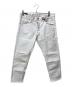 DSQUARED2（ディースクエアード）の古着「デニムパンツ/SKINNY DAN JEAN」｜ホワイト