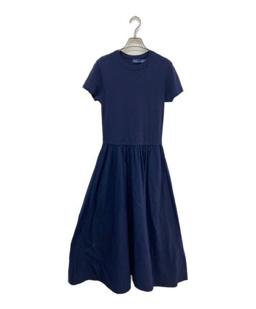 POLO RALPH LAUREN（ポロ・ラルフローレン）POLO RALPH LAUREN (ポロ・ラルフローレン) 切替ワンピース ネイビー サイズ:Mの古着・服飾アイテム
