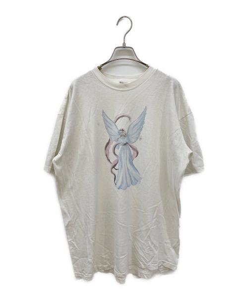 USED（ユーズド）USED　 (ユーズド) エンジェルプリントTシャツ ホワイト サイズ:FREEの古着・服飾アイテム