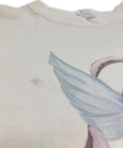 USED（ユーズド）USED　 (ユーズド) エンジェルプリントTシャツ ホワイト サイズ:FREEの古着・服飾アイテム