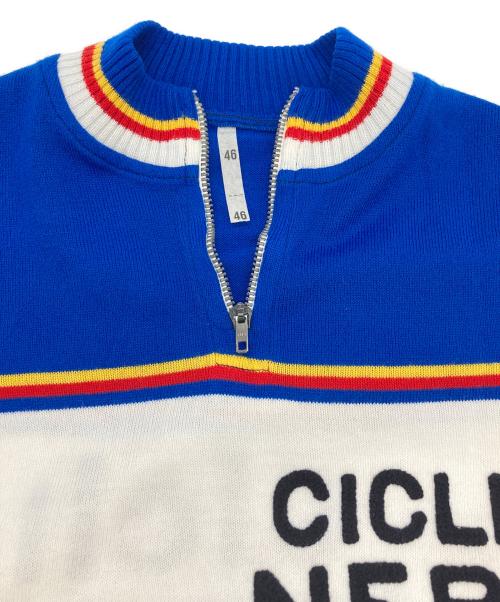 USED（ユーズド）USED (ユーズド) サイクリングジャージ ブルー サイズ:46の古着・服飾アイテム