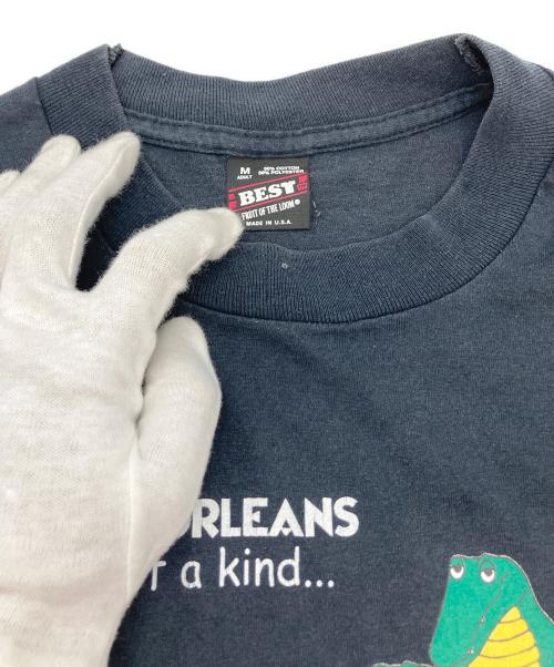 BEST FRUIT OF THE LOOM（ベストフルーツオブザルーム）BEST FRUIT OF THE LOOM (ベストフルーツオブザルーム) プリントTシャツ ブラック サイズ:Ⅿの古着・服飾アイテム