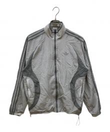 adidas（アディダス）の古着「ジップアップジャケット/2000s ウーブントラックトップ」｜グレー
