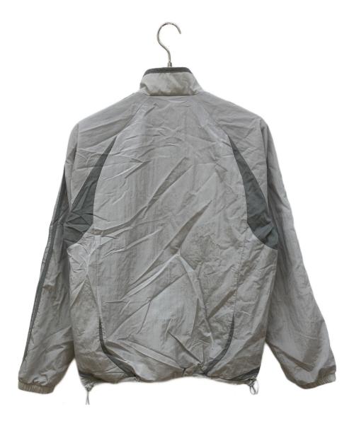 adidas（アディダス）adidas (アディダス) ジップアップジャケット/2000s ウーブントラックトップ グレー サイズ:Ⅿの古着・服飾アイテム