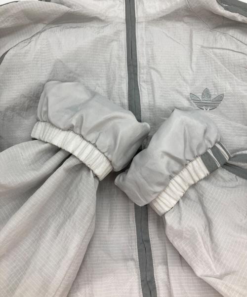 adidas（アディダス）adidas (アディダス) ジップアップジャケット/2000s ウーブントラックトップ グレー サイズ:Ⅿの古着・服飾アイテム