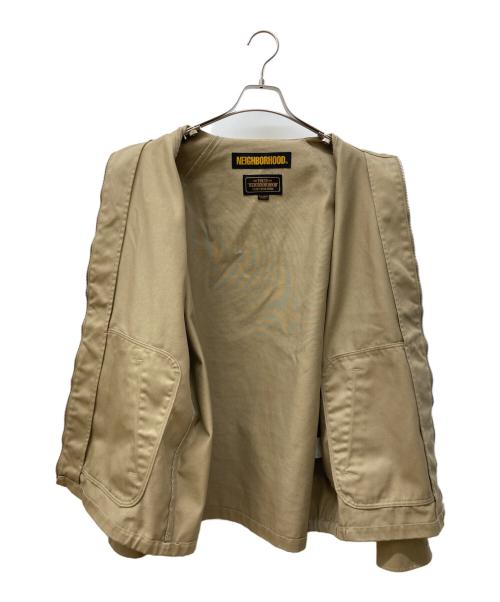 NEIGHBORHOOD（ネイバーフッド）NEIGHBORHOOD (ネイバーフッド) EC-JK/ジップジャケット ベージュ サイズ:XLの古着・服飾アイテム