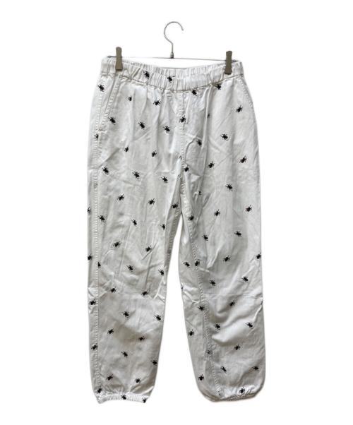 SUPREME（シュプリーム）SUPREME (シュプリーム) Embroidered Spiders Pant/イージーパンツ ホワイト サイズ:Mの古着・服飾アイテム
