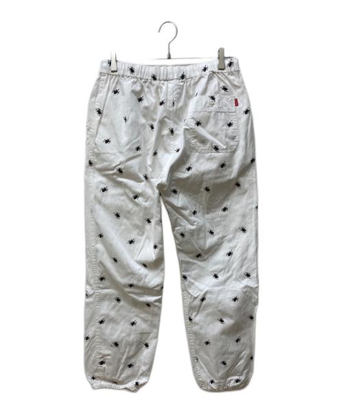 SUPREME（シュプリーム）SUPREME (シュプリーム) Embroidered Spiders Pant/イージーパンツ ホワイト サイズ:Mの古着・服飾アイテム