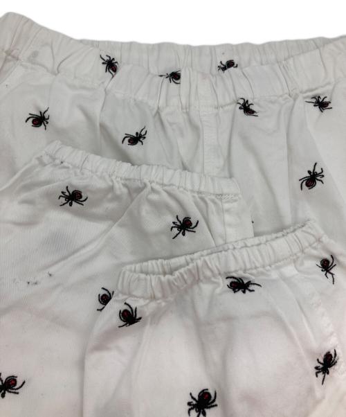 SUPREME（シュプリーム）SUPREME (シュプリーム) Embroidered Spiders Pant/イージーパンツ ホワイト サイズ:Mの古着・服飾アイテム