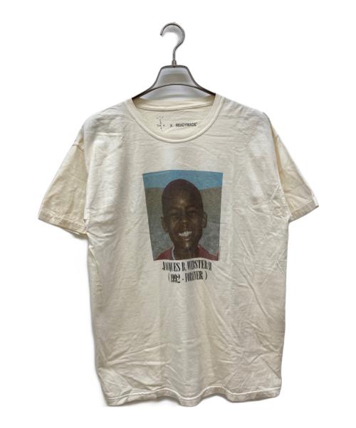 cactus jack（カクタス・ジャック）CACTUS JACK (カクタス・ジャック) READYMADE (レディメイド) プリントTシャツ ベージュ サイズ:Mの古着・服飾アイテム