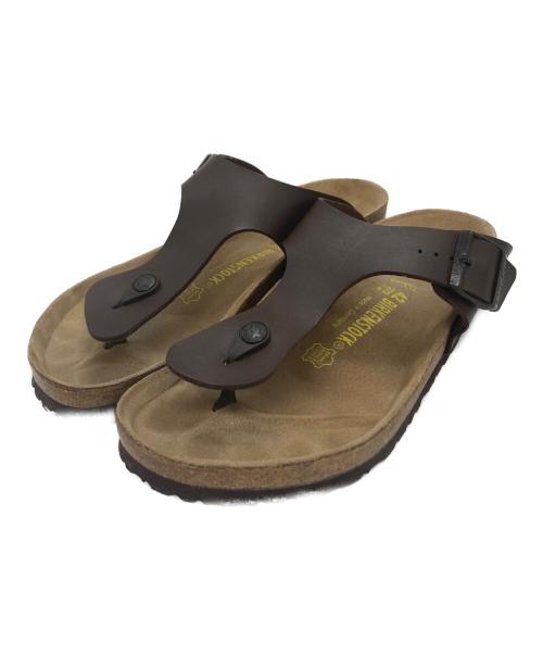 BIRKENSTOCK（ビルケンシュトック）BIRKENSTOCK (ビルケンシュトック) トングサンダル/ラムゼス ブラウン サイズ:42の古着・服飾アイテム