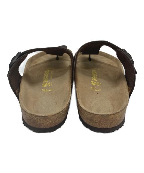 BIRKENSTOCK（ビルケンシュトック）BIRKENSTOCK (ビルケンシュトック) トングサンダル/ラムゼス ブラウン サイズ:42の古着・服飾アイテム