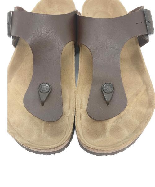 BIRKENSTOCK（ビルケンシュトック）BIRKENSTOCK (ビルケンシュトック) トングサンダル/ラムゼス ブラウン サイズ:42の古着・服飾アイテム