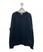 DRIES VAN NOTENドリスヴァンノッテン）の古着「ラグラン無地スウェット」｜ブラック