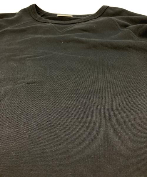 DRIES VAN NOTEN（ドリスヴァンノッテン）DRIES VAN NOTEN (ドリスヴァンノッテン) ラグラン無地スウェット ブラック サイズ:Lの古着・服飾アイテム