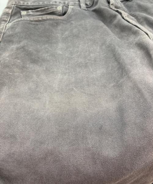 Maison Margiela（メゾンマルジェラ）Maison Margiela (メゾンマルジェラ) 後染めカットオフデニムパンツ グレー サイズ:34の古着・服飾アイテム