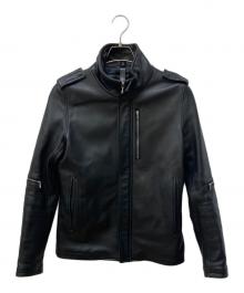 wjk（ダブルジェイケー）の古着「ラムレザージャケット」｜ブラック