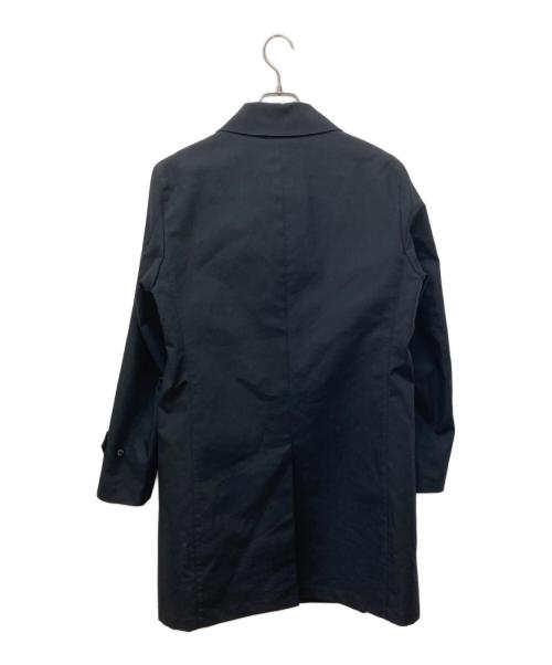 MACKINTOSH PHILOSOPHY（マッキントッシュ フィロソフィー）MACKINTOSH PHILOSOPHY (マッキントッシュ フィロソフィー) ライナー付ゴム引きステンカラーコート ブラック サイズ:Ⅿの古着・服飾アイテム