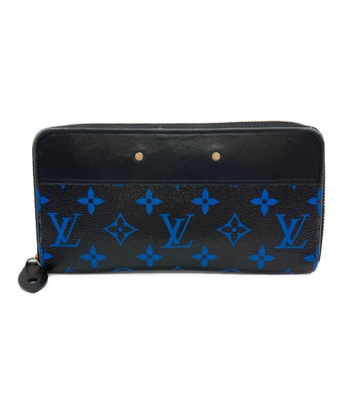 LOUIS VUITTON（ルイ ヴィトン）LOUIS VUITTON (ルイ ヴィトン) ジッピーウォレット ブラック×ブルーの古着・服飾アイテム