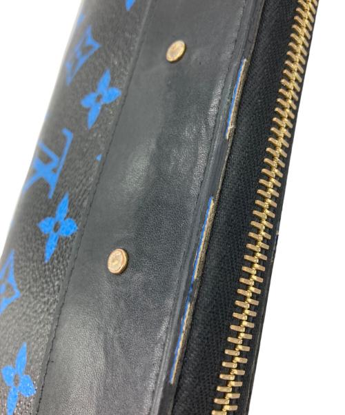 LOUIS VUITTON（ルイ ヴィトン）LOUIS VUITTON (ルイ ヴィトン) ジッピーウォレット ブラック×ブルーの古着・服飾アイテム