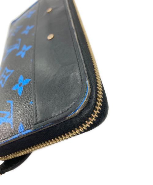 LOUIS VUITTON（ルイ ヴィトン）LOUIS VUITTON (ルイ ヴィトン) ジッピーウォレット ブラック×ブルーの古着・服飾アイテム