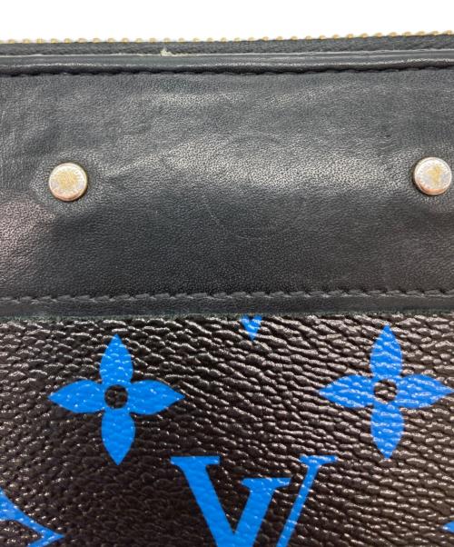 LOUIS VUITTON（ルイ ヴィトン）LOUIS VUITTON (ルイ ヴィトン) ジッピーウォレット ブラック×ブルーの古着・服飾アイテム
