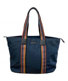 PAUL SMITH（ポールスミス）の古着「トートバッグ/ライトナイロンウェビング」｜ネイビー