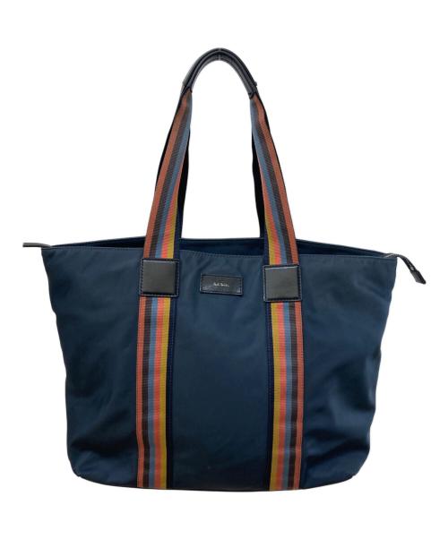 PAUL SMITH（ポールスミス）PAUL SMITH (ポールスミス) トートバッグ/ライトナイロンウェビング ネイビーの古着・服飾アイテム