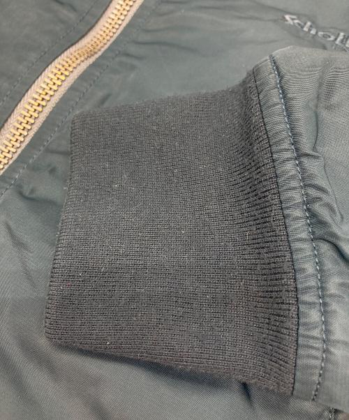 Schott（ショット）Schott (ショット) ナイロンフライトジャケット ブルー サイズ:Ⅼの古着・服飾アイテム