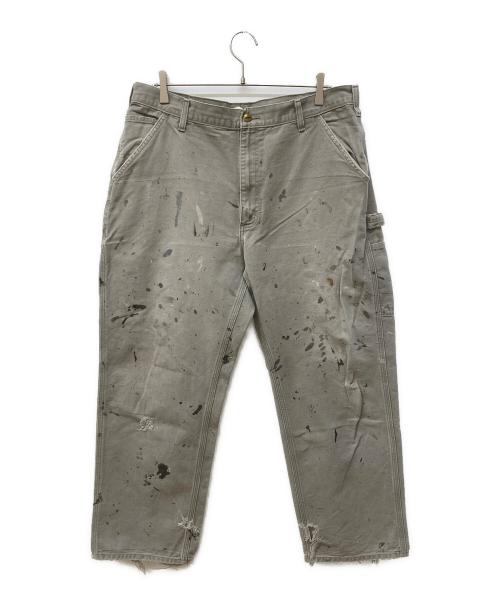 CarHartt（カーハート）CarHartt (カーハート) ダック地ペインターパンツ グレー サイズ:W38×L32の古着・服飾アイテム