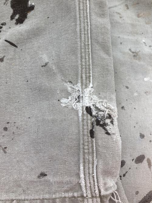 CarHartt（カーハート）CarHartt (カーハート) ダック地ペインターパンツ グレー サイズ:W38×L32の古着・服飾アイテム