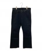 ISAMU KATAYAMA BACKLASHイサムカタヤマ・バックラッシュ）の古着「デニムパンツ」｜ブラック