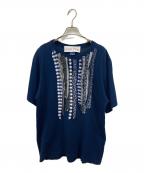dahl'iaダリア）の古着「フリルリメイクTシャツ」｜ネイビー