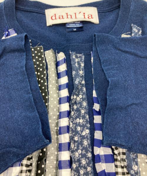 dahl'ia（ダリア）dahl'ia (ダリア) フリルリメイクTシャツ ネイビー サイズ:Mの古着・服飾アイテム