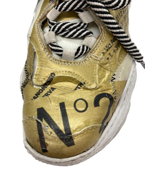 N°21（ヌメロヴェントゥーノ）N°21 (ヌメロヴェントゥーノ) ダッドスニーカー ホワイト サイズ:23の古着・服飾アイテム