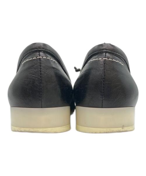 MM6 Maison Margiela（エムエムシックスメゾンマルジェラ）MM6 Maison Margiela (エムエムシックスメゾンマルジェラ) レザーパンプス/アナトミックバレリーナシューズ ブラック サイズ:36の古着・服飾アイテム