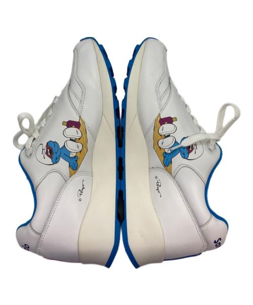 Sangacio（サンガッチョ）SANGACIO (サンガッチョ) ローカットスニーカー/にゅ～ず ホワイト×ブルー サイズ:26の古着・服飾アイテム