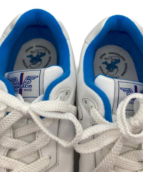 Sangacio（サンガッチョ）SANGACIO (サンガッチョ) ローカットスニーカー/にゅ～ず ホワイト×ブルー サイズ:26の古着・服飾アイテム