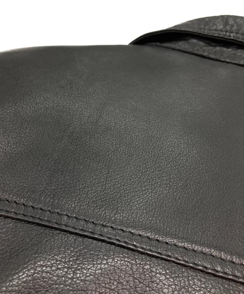 ZARA（ザラ）ZARA (ザラ) RHUIGI (リューギ) レザージャケット ブラック サイズ:XLの古着・服飾アイテム