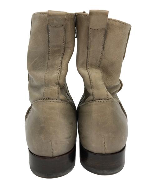 BUTTERO（ブッテロ）BUTTERO (ブッテロ) サイドジップブーツ グレー サイズ:40の古着・服飾アイテム